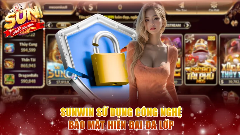 Sunwin sử dụng công nghệ bảo mật hiện đại đa lớp